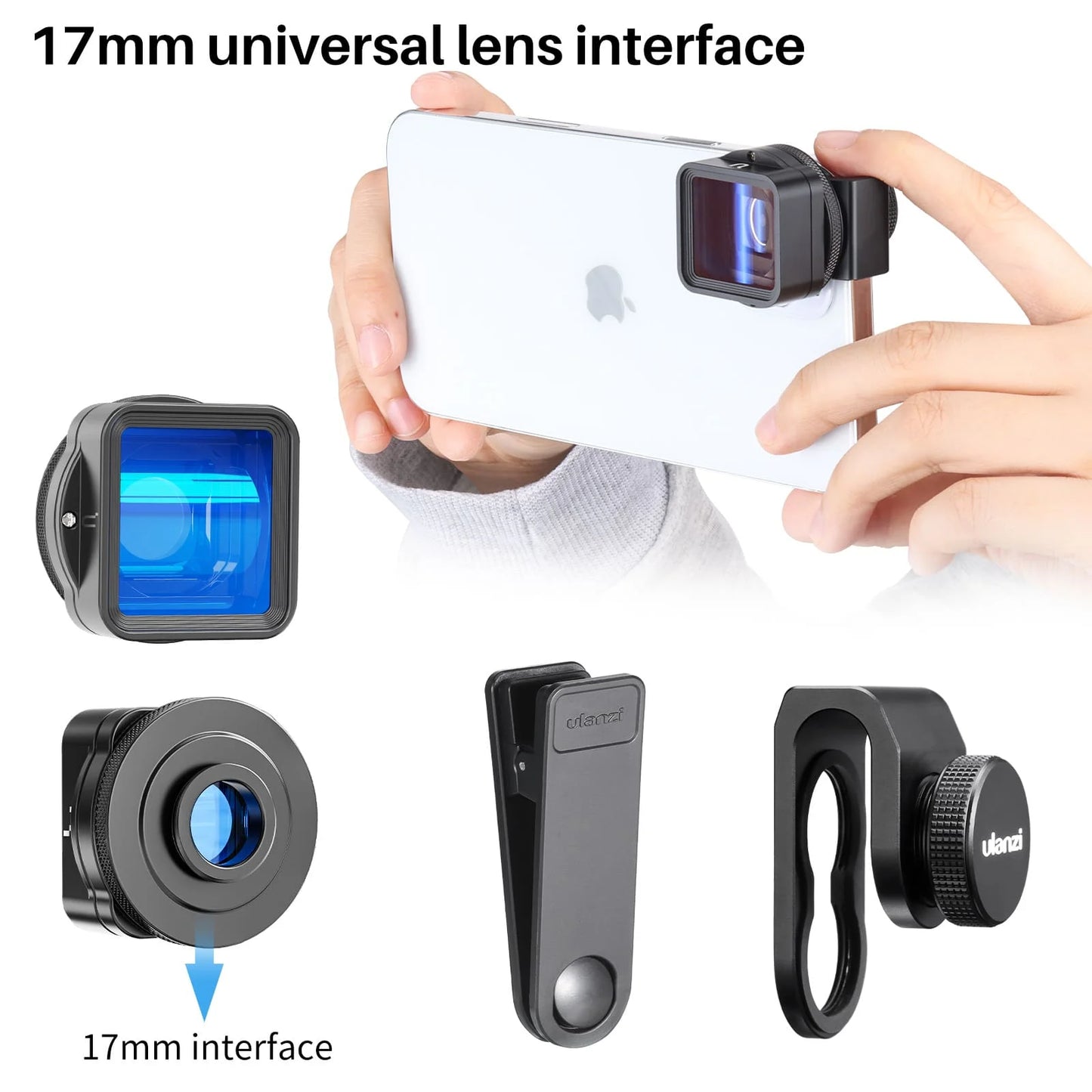 Ulanzi Anamorphic lens 1.55 XT for all smartphones