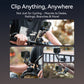 Telesin Tube Clamp voor GoPro 13 - Grijs - GoPro Mounts