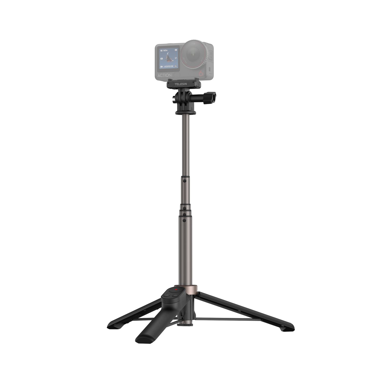 Telesin Vlog Selfie Stick for GoPro, DJI and Smartphone - With Bluetooth remote