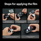 Telesin Screenprotector-set gehard glas Insta360 Ace Pro - GoPro Screenprotectors
