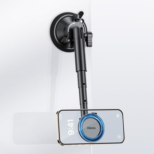 Ulanzi ZJ06 Smartphone Magsafe-mount met Zuignap - Uitschuifbaar tot 34cm - Telefoonhouders