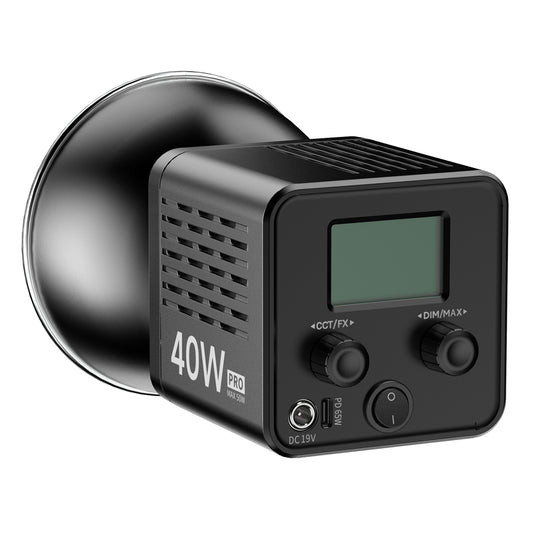 Ulanzi 40W PRO COB Lamp Bi-Color met accu & USB-C - tot 50W - Videoverlichting