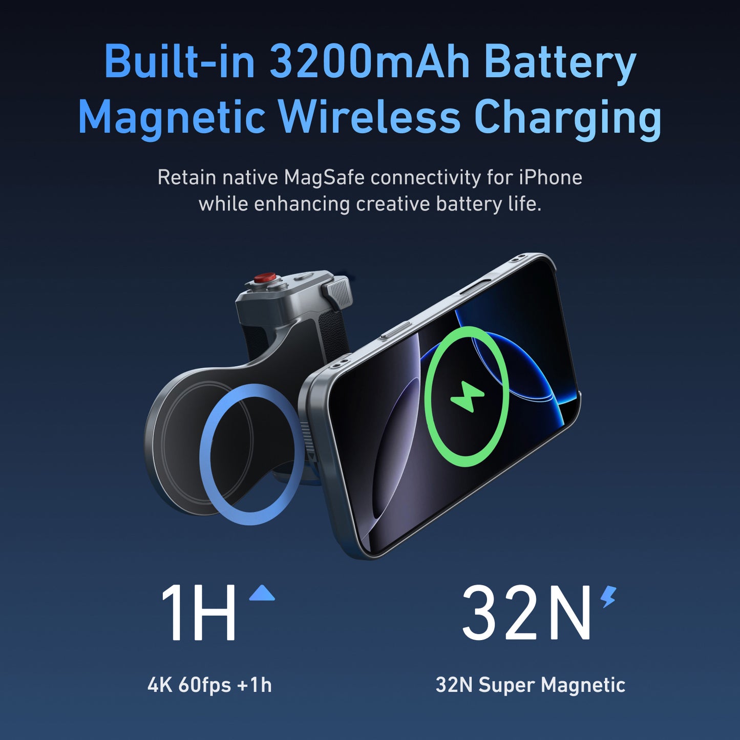 Telesin Master Grip V2 voor iPhone 17 Pro - Creator Combo met lamp en filter - Handgrips