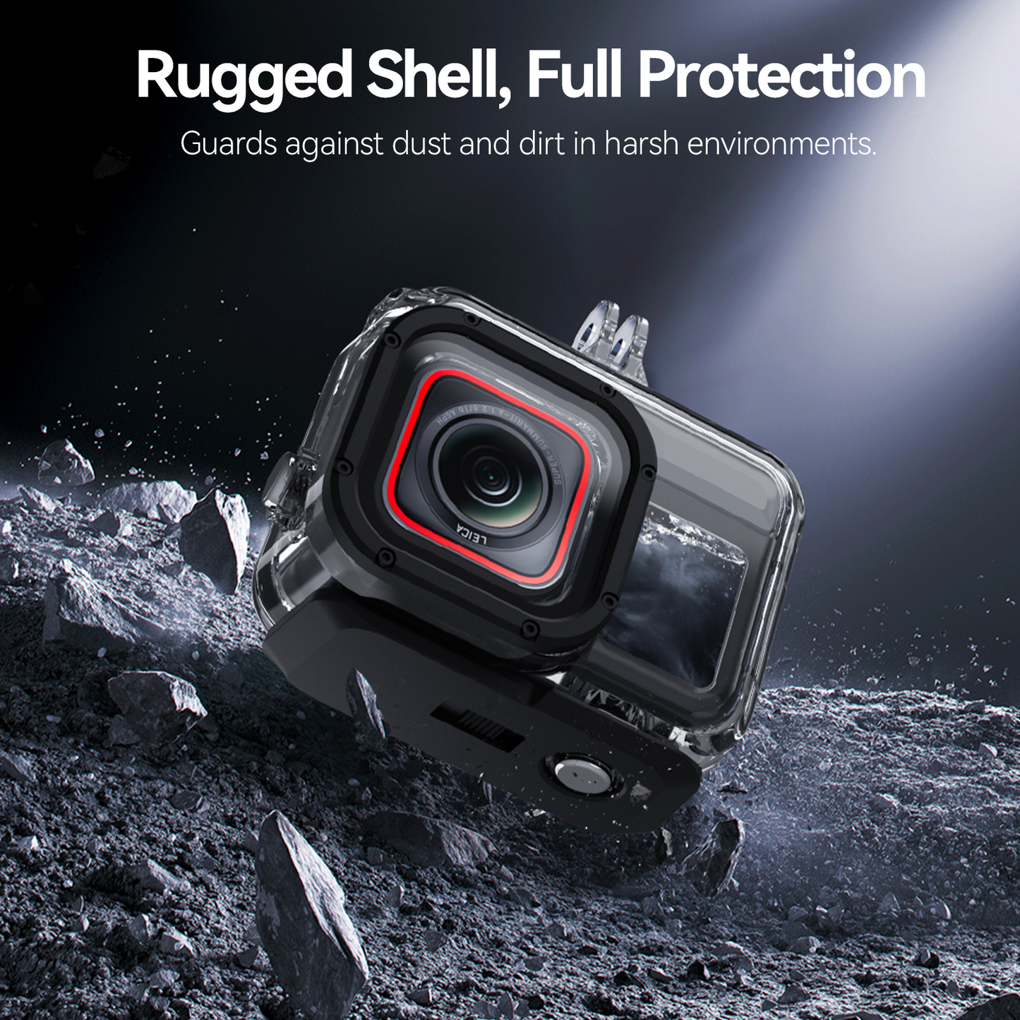 Telesin Waterproof Case voor Insta360 ACE Pro - GoPro-accessoires