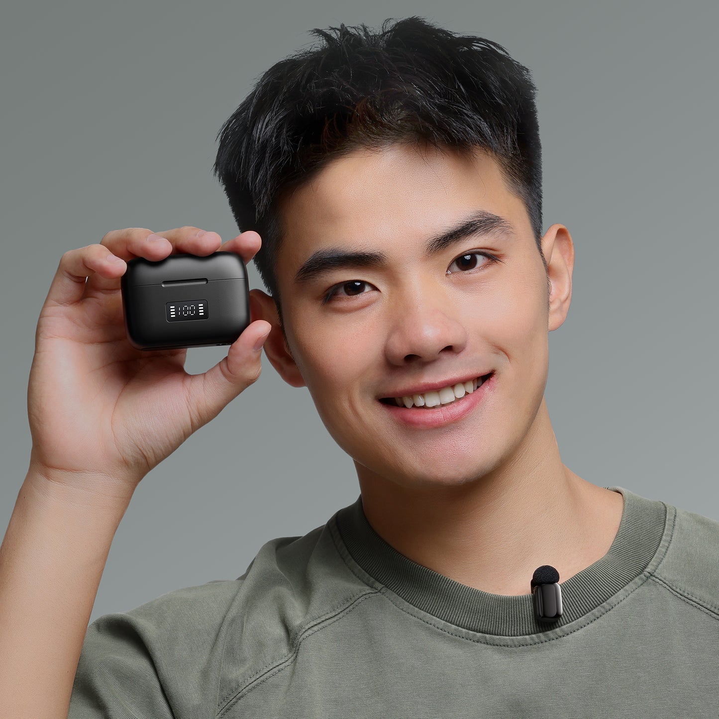 Ulanzi A200 Mini Mic draadloze microfoon USB-C - Zwart/Wit - Draadloze microfoons