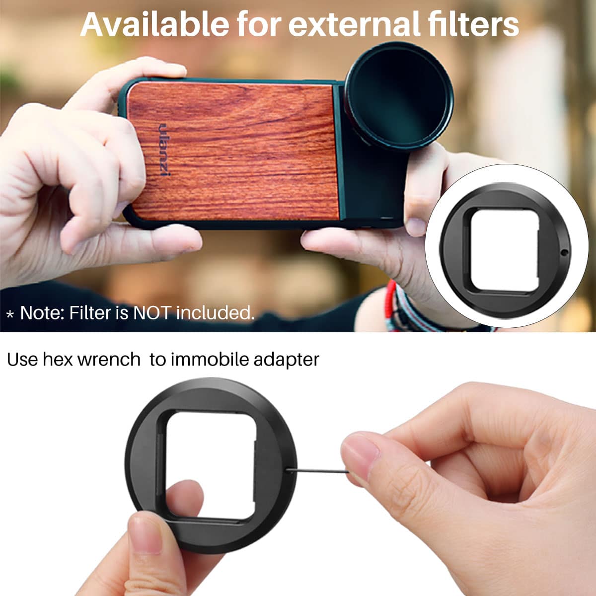 Ulanzi 1.33X Pro Anamorphic Lens (3rd generation) - Universal for all Smartphones