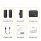 7RYMS Rimo S1(LN) 2.4G Dual-channel draadloze microfoon met Lightning aansluiting - Draadloze microfoons