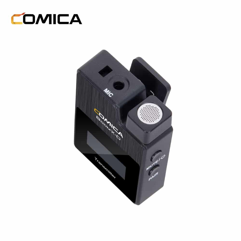 Comica BoomX-D D2 draadloze microfoon-set met 2 zender en ontvanger voor camera en smartphone - Draadloze microfoons