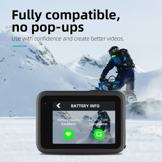 Telesin Oplaadbox met 1 batterij voor GoPro 9 / 10 / 11 / 12