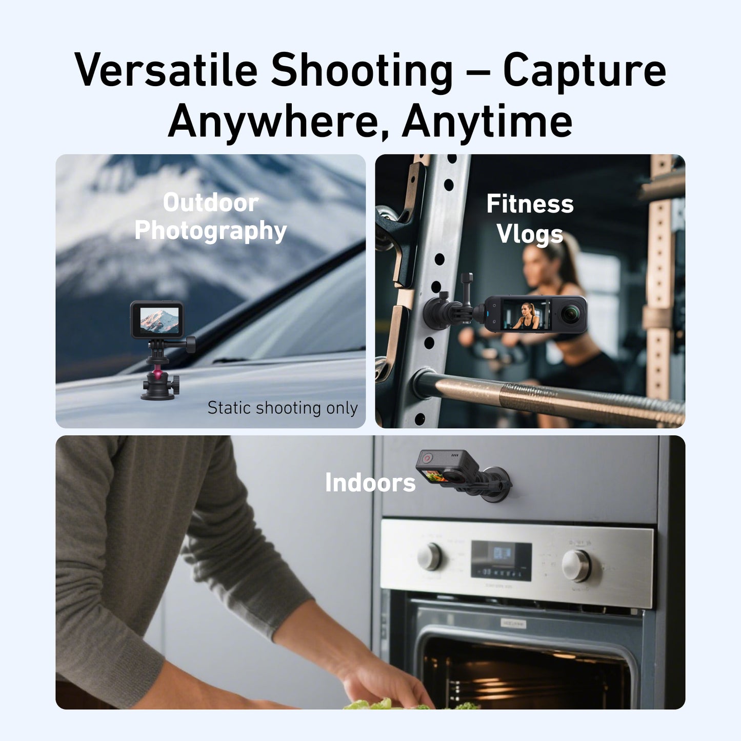 Telesin Magnetic Mount with Ball Head for Action Cam