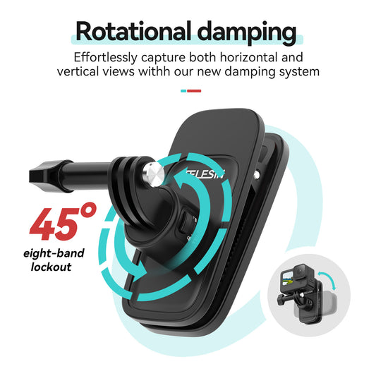 Telesin Quick-Release backpack clip voor GoPro & action cams - GoPro Mounts