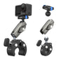 Telesin S3-HBM-14-TDJ Tube Clamp - Gray
