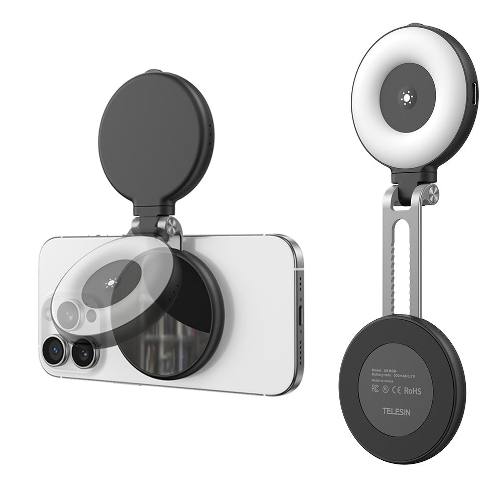 Telesin CO3 Selfie Light MagSafe - Zwart - Videoverlichting