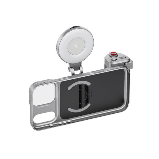 Telesin Master Grip V2 voor iPhone 17 Pro Max - Creator Combo met lamp en filter - GoPro-accessoires