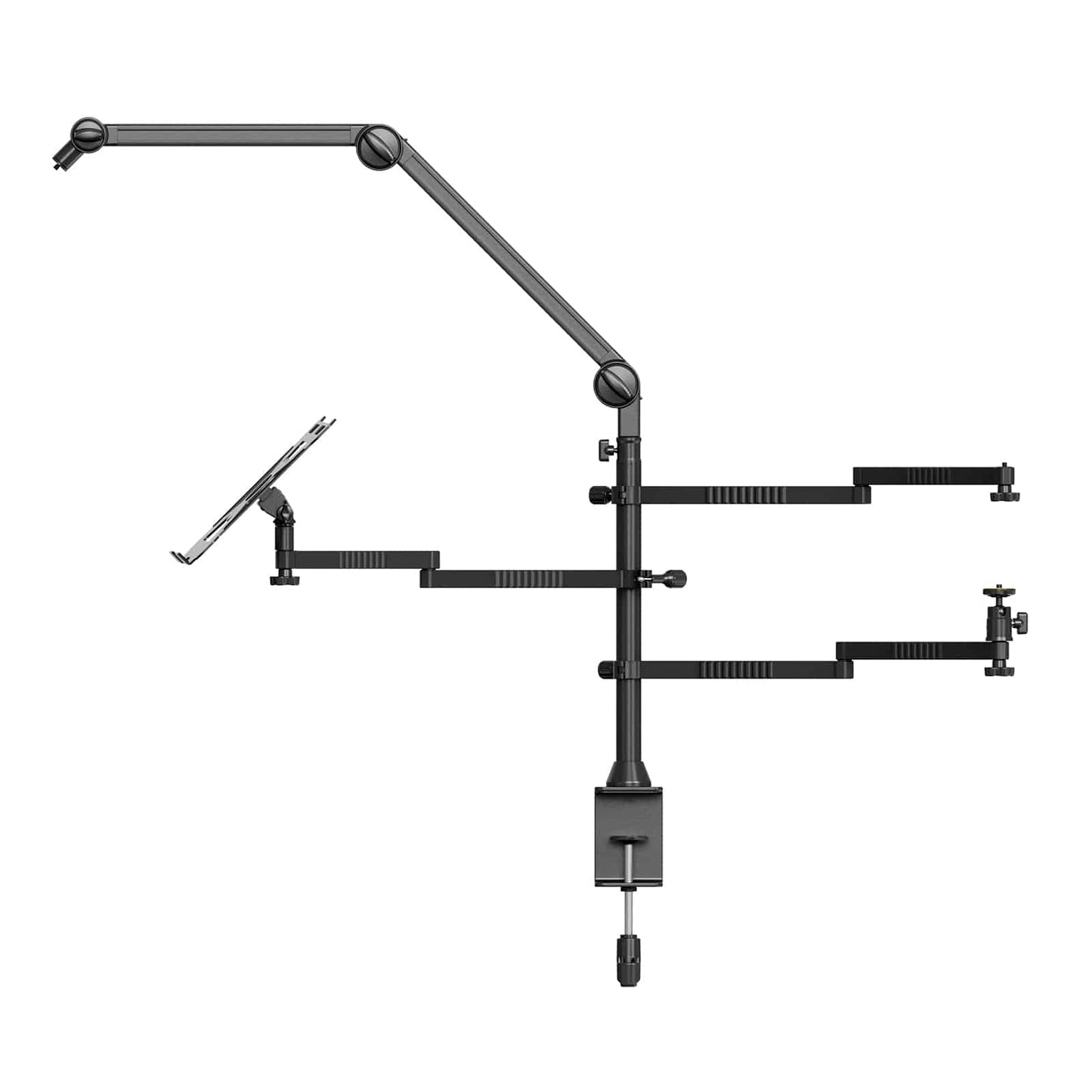 VIJIM LS21 Live Broadcast Stand met microfoon arm - Vaste statieven