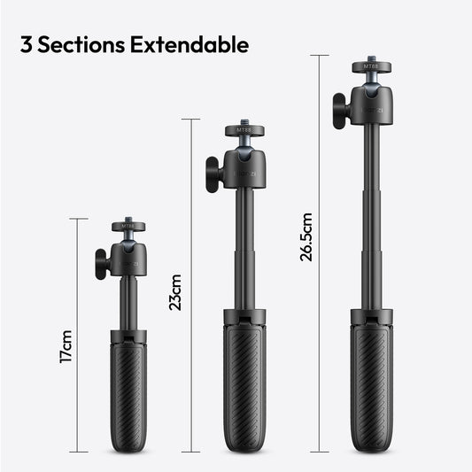 Ulanzi MT88 ClipMate Selfiestick Statief met Backpack-mount - Ministatieven