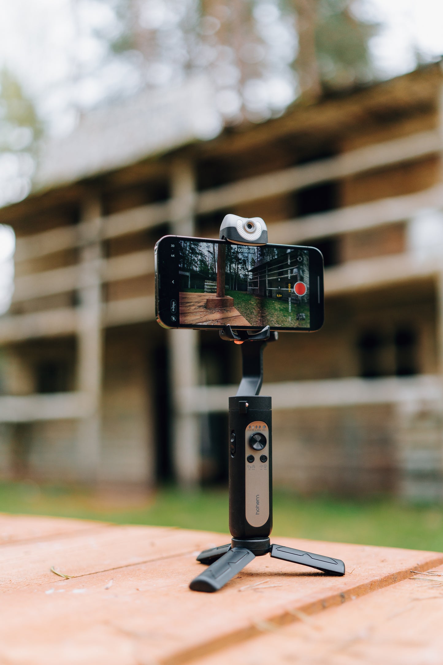 Hohem iSteady V2S smartphone gimbal met AI-sensor en lampje - Gimbals