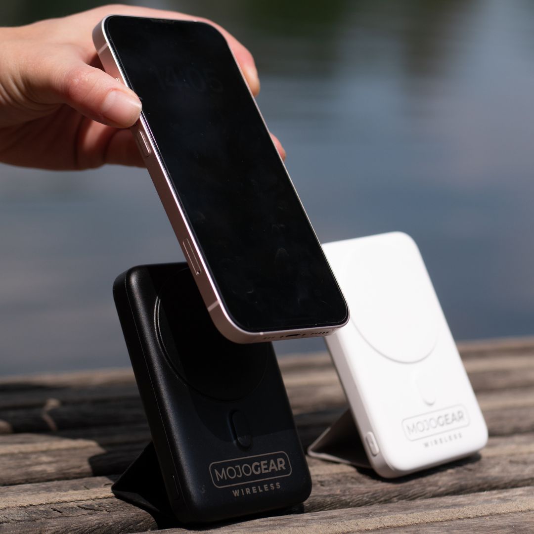 MOJOGEAR Wireless MagSafe powerbank 10.000 mAh - Zwart - Powerbanks