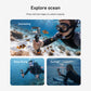 Telesin S4-WTP-12 Waterproof Case for DJI Osmo Action 6 - Transparent