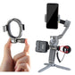 Ulanzi UURig R037 double cold shoe holder for DJI Osmo Mobile gimbal