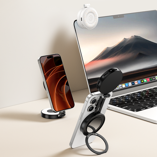Ulanzi LM23 Smartphone Ring Light V2 met Magsafe - Wit - Videoverlichting