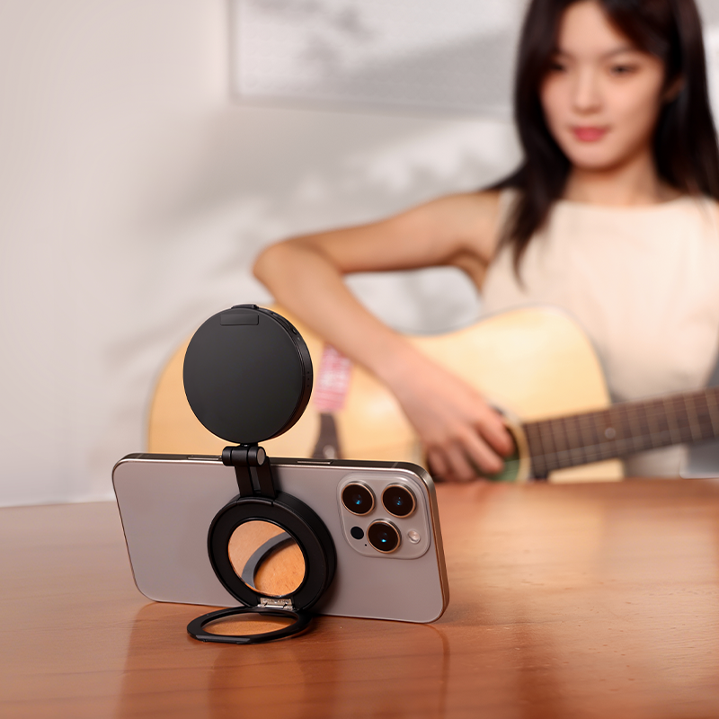 Ulanzi LM23 Smartphone Ring Light V2 met Magsafe - Zwart - Videoverlichting