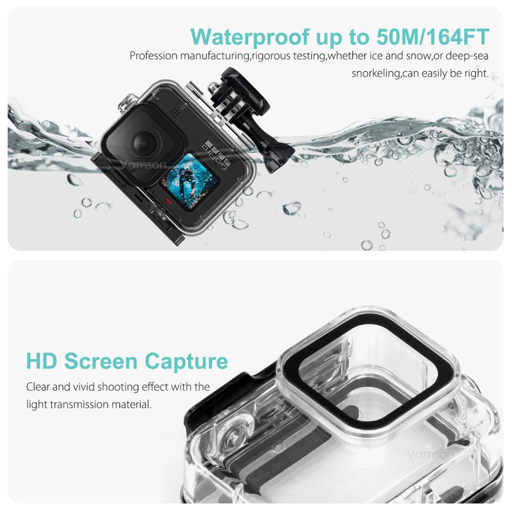 MOJOGEAR Accessoire-set voor GoPro Hero 9 / 10 / 11 / 12 - GoPro Onderwater-accessoires