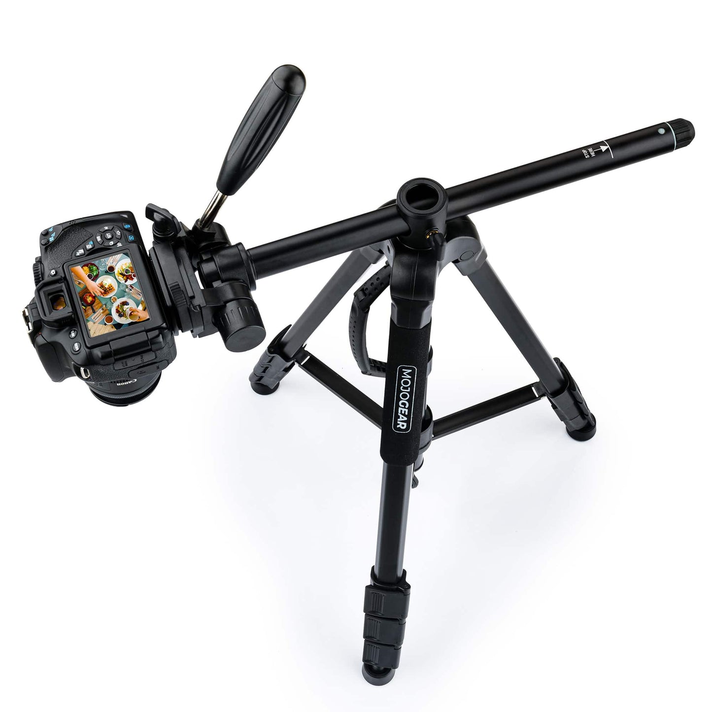 MOJOGEAR 179cm 3-in-1 tripod: tripod, monopod & horizontal arm