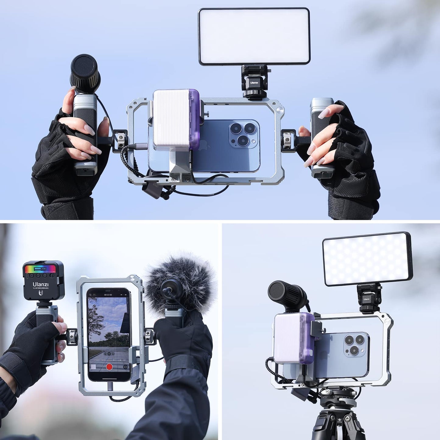 Ulanzi Smartphone Rig with handgrips - Metal