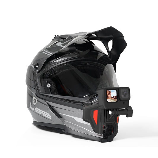Telesin Premium Helmet Mount / helmbevestiging - Oranje - GoPro-accessoires