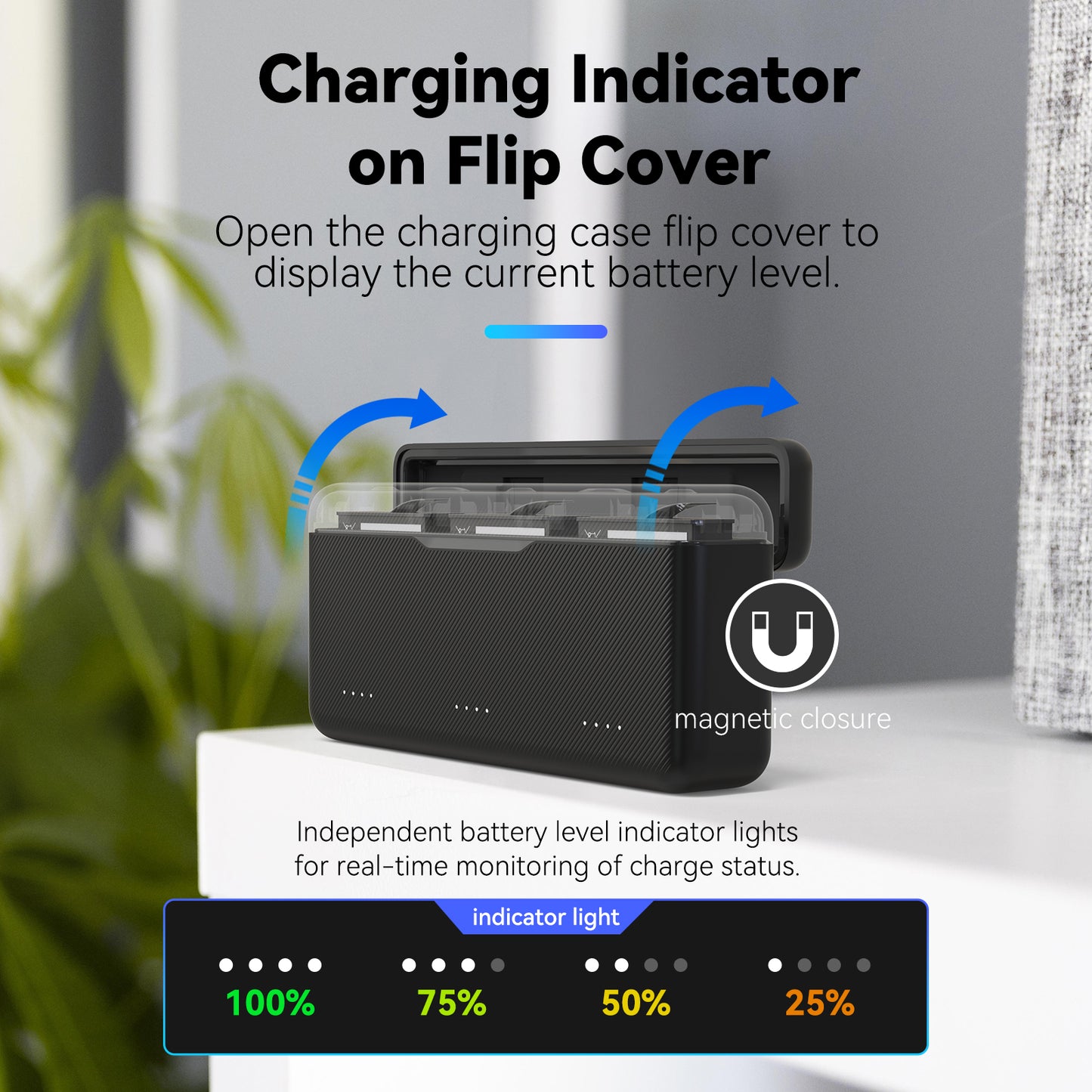 Telesin Pocket Charging Case for DJI Osmo Action 5/4/3 (3 slots)