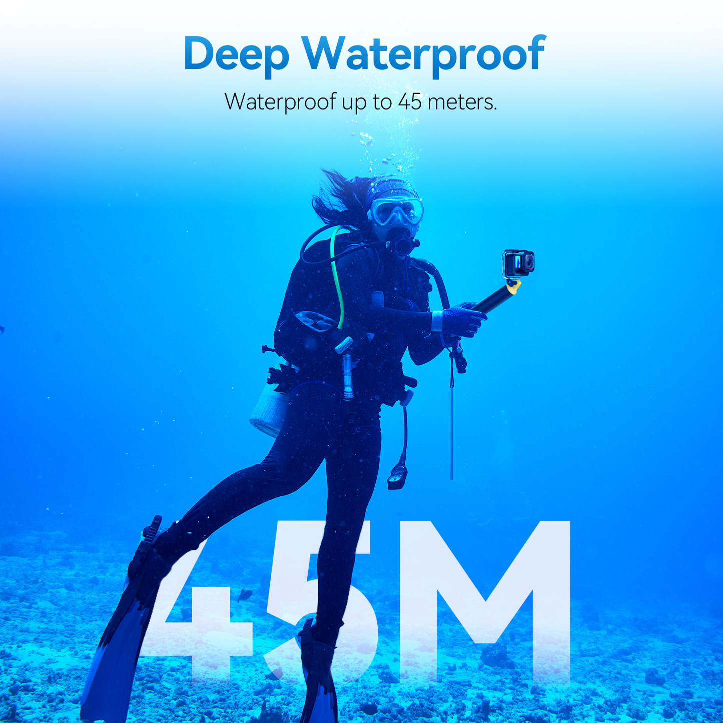 Telesin Waterproof Case voor Insta360 ACE Pro - GoPro-accessoires