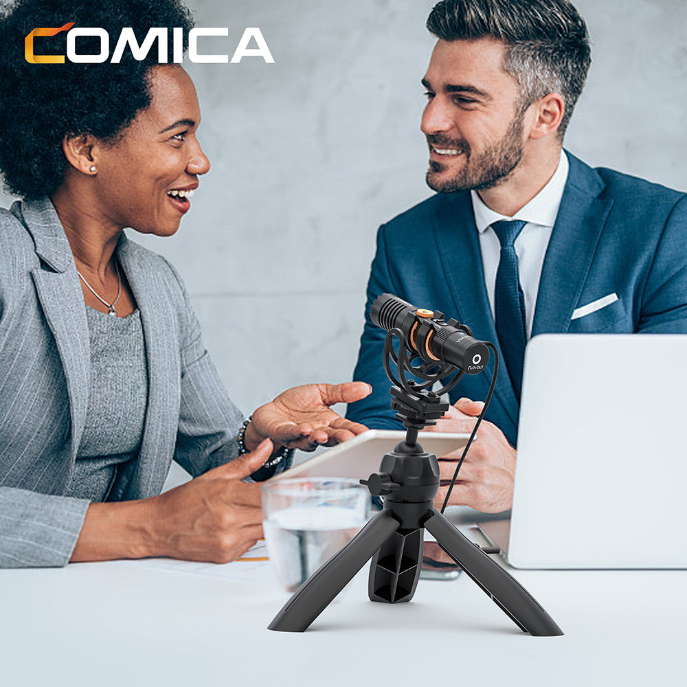 Comica VM10 Pro compacte microfoon voor telefoon en camera - met 3.5mm en USB-C - Obsolete