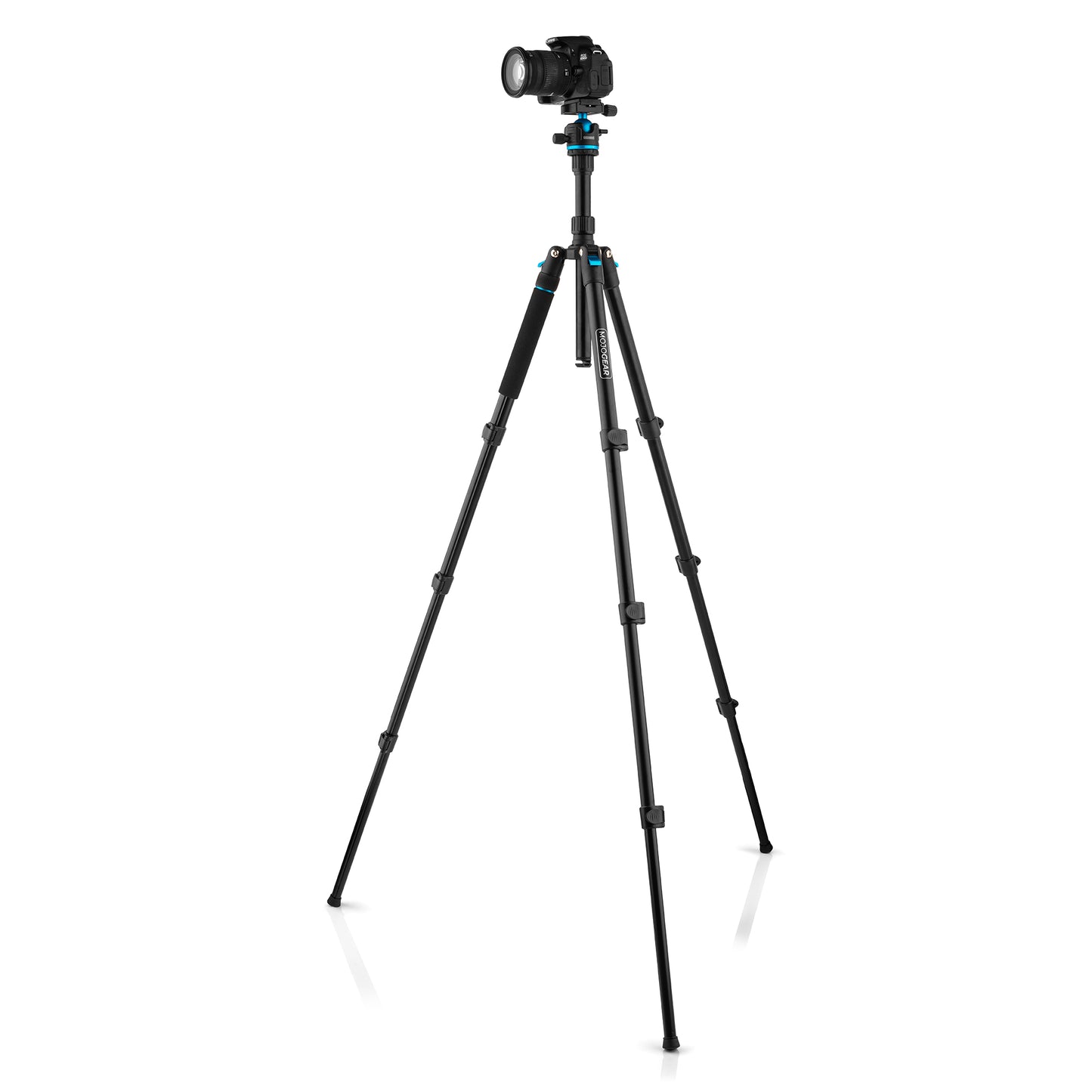 MOJOGEAR Swift Fotostatief 175cm met monopod voor Camera en Smartphone - Grote statieven