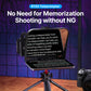 Ulanzi RT02 Universele Autocue en Teleprompter voor mini-tablets en smartphones - Autocue