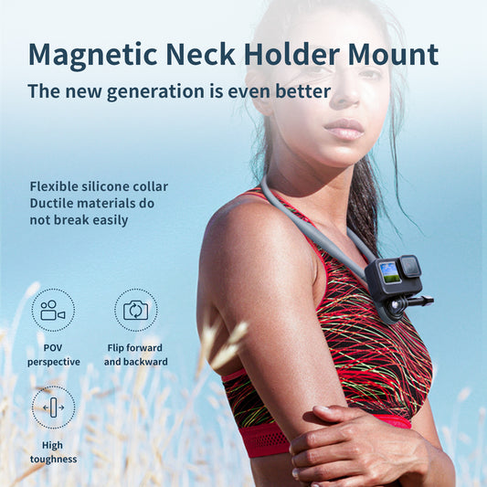 Telesin Neck Mount / nekbevestiging magnetisch voor GoPro - GoPro Mounts