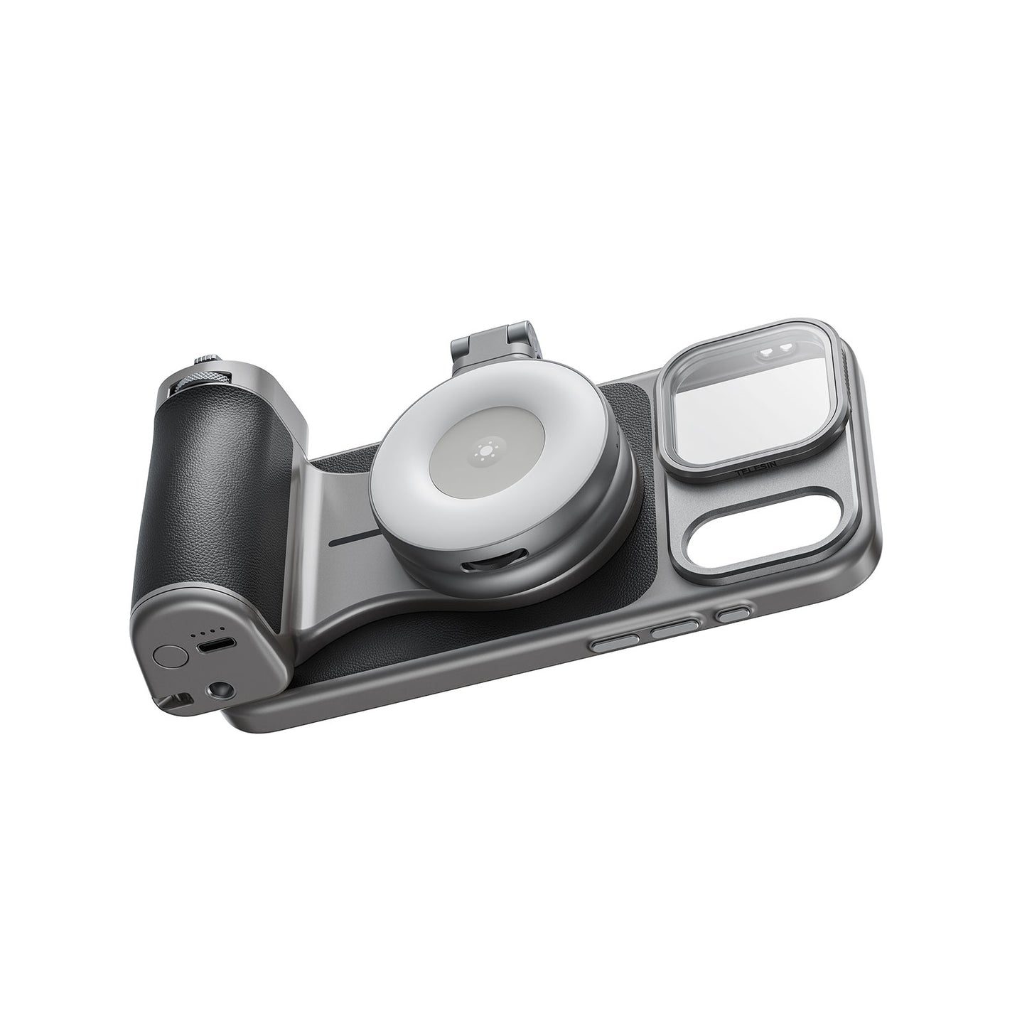 Telesin Master Grip V2 voor iPhone 17 Pro Max - Creator Combo met lamp en filter - GoPro-accessoires