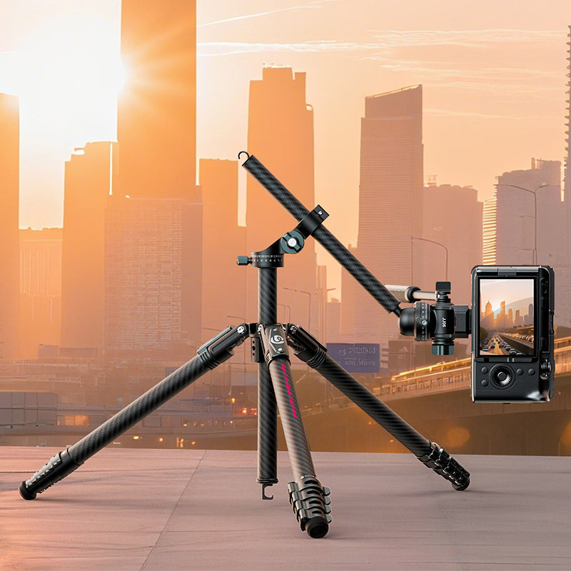 Ulanzi GlideGo JJ06 Video Tripod Carbon - Black
