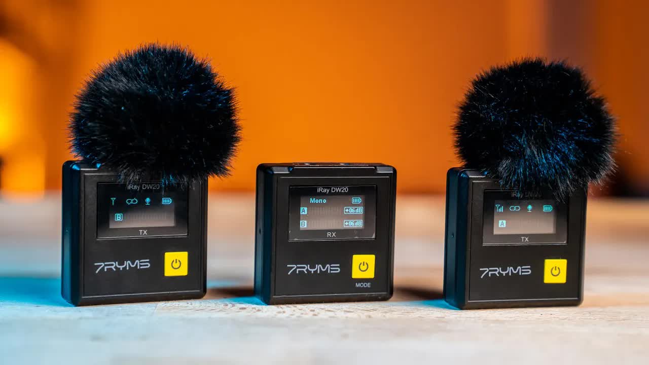 7RYMS iRay DW20(A) Draadloze microfoon-set met 2 zenders - Draadloze microfoons