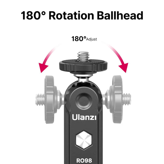 Ulanzi R098 Mini Magic Arm met Cold Shoe - Statiefaccessoires