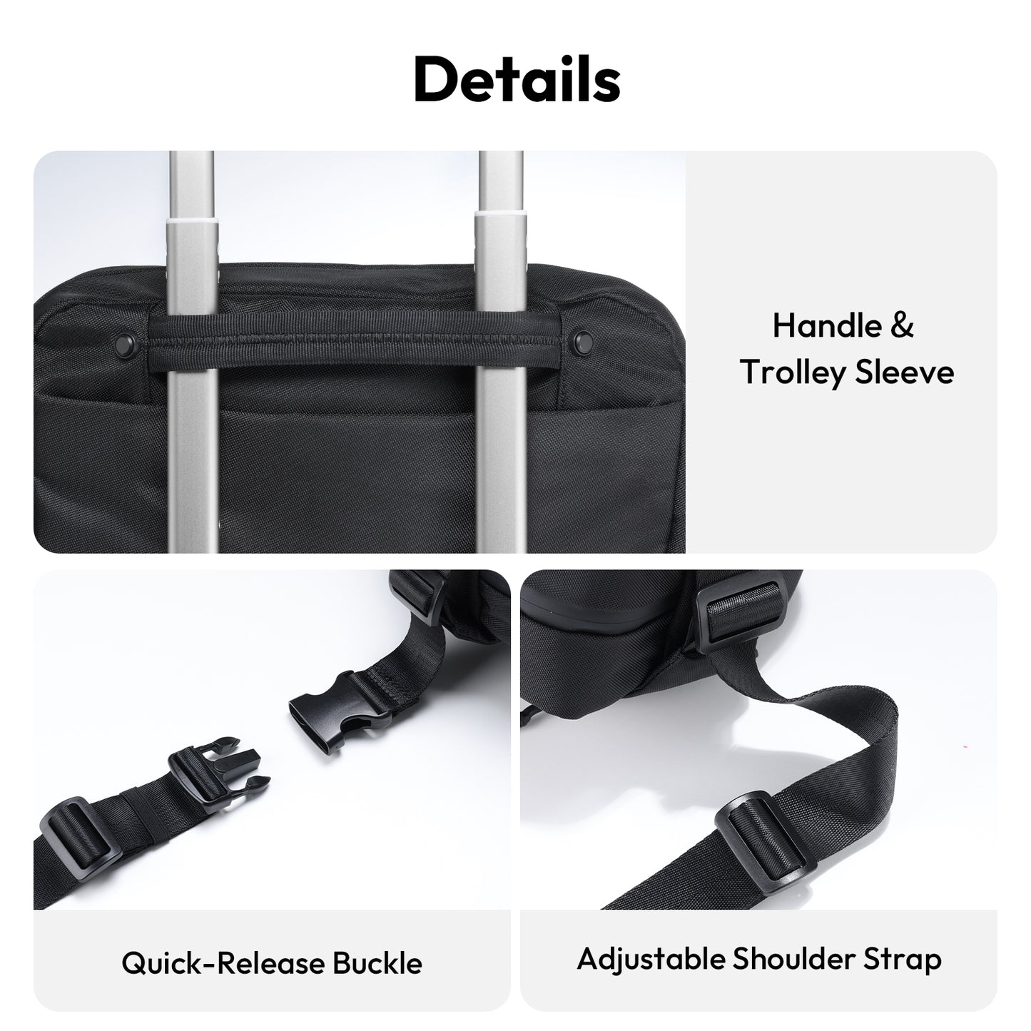 Ulanzi PB038 Sling Reistas V2 met divider - 10 liter - Cameratassen