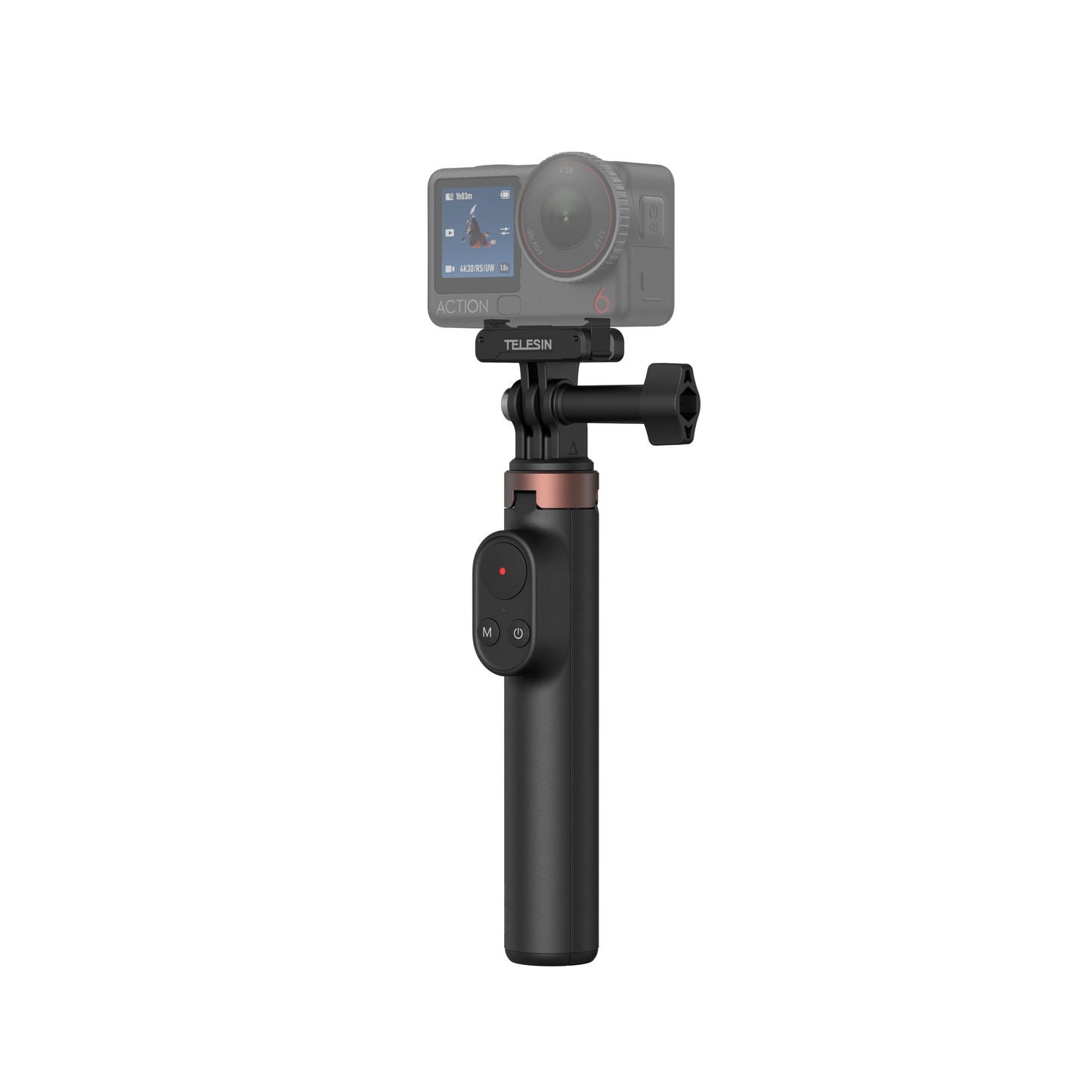 Telesin Vlog Selfie Stick for GoPro, DJI and Smartphone - With Bluetooth remote