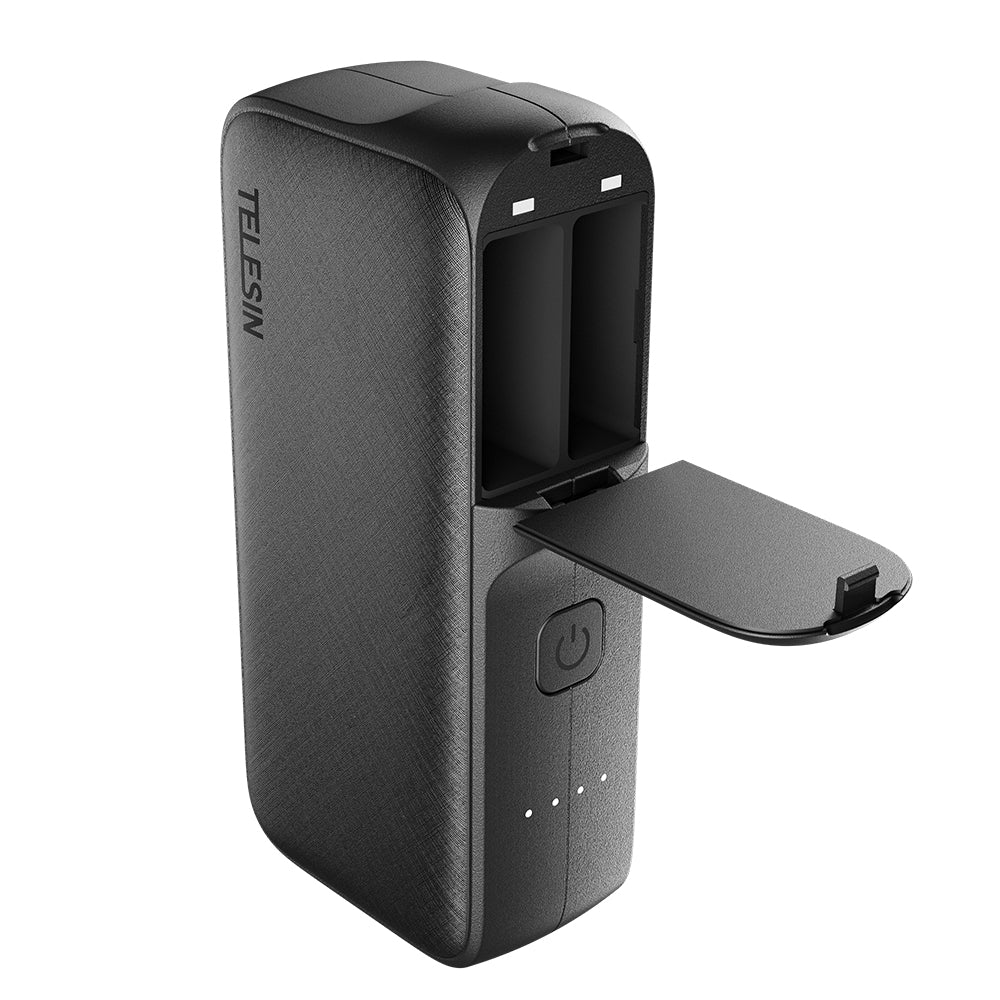 Telesin 10000mAh powerbank voor GoPro-accu's - GoPro 9 t/m 12 - GoPro Accu's en opladers