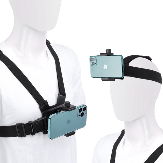 Ulanzi MP-2 Head Strap en Chest Strap Kit voor GoPro en smartphone - Obsolete