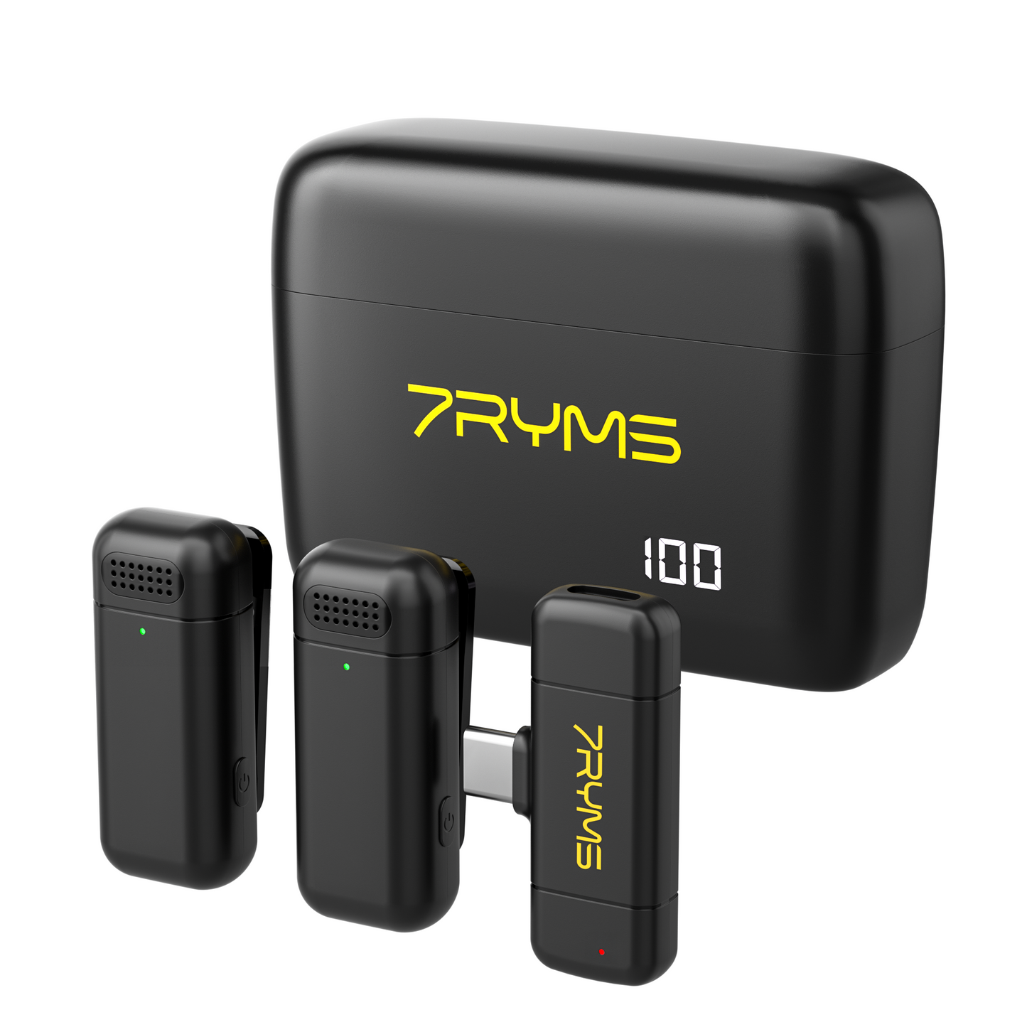 7RYMS Rimo S1(UC) 2.4G Dual-channel Draadloze microfoon USB-C -