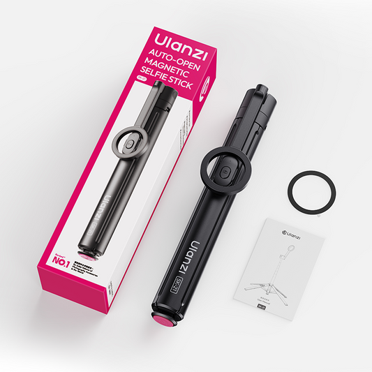 Ulanzi SK-21 Selfie Stick Statief 180cm Auto-Open Magnetisch - Statieven en toebehoren