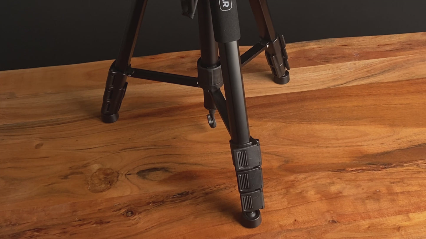 MOJOGEAR 179cm 3-in-1 tripod: tripod, monopod & horizontal arm