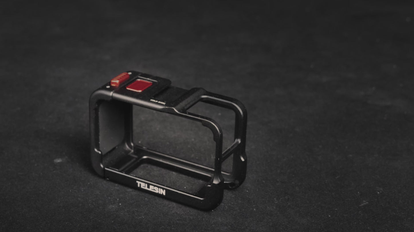 Telesin Street Photography Grip + Cage for DJI Osmo Action 3/4/5