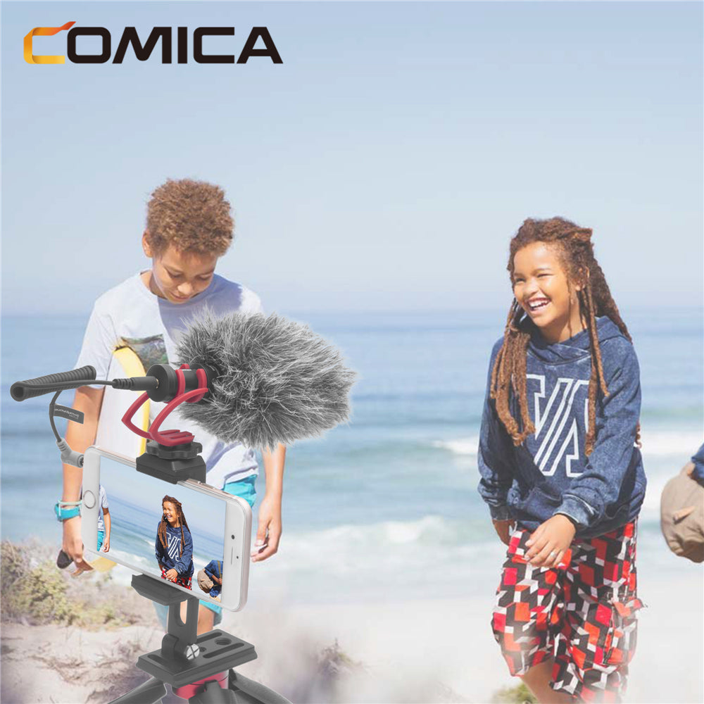 Comica VM10 Pro compact microphone for phone and camera - with 3.5mm and USB-C