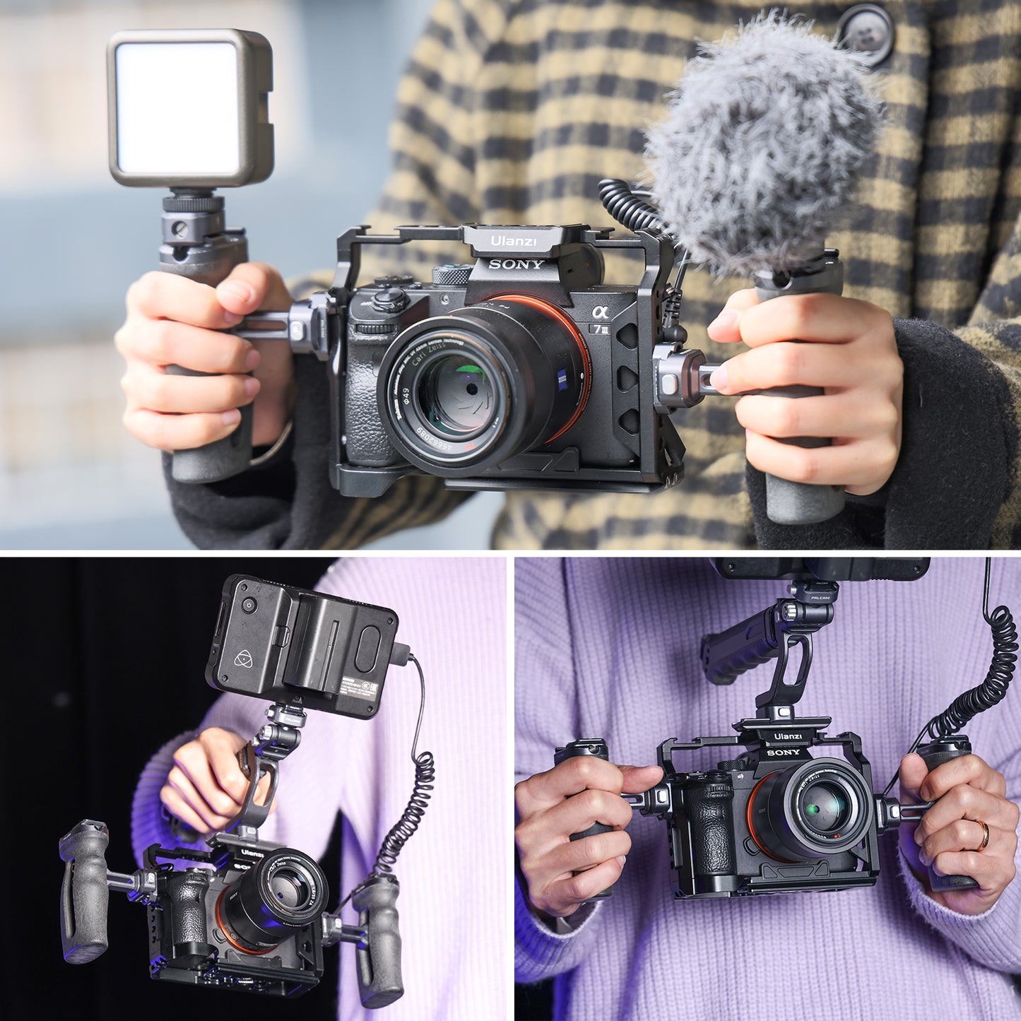 Ulanzi metal cage for Sony A7 III, A7 Mark IV and A7R III